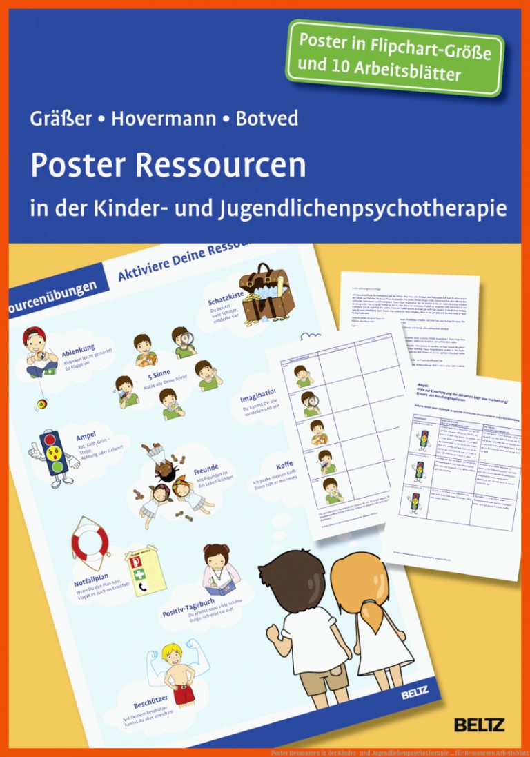 Poster Ressourcen in der Kinder- und Jugendlichenpsychotherapie ... für ressourcen arbeitsblatt