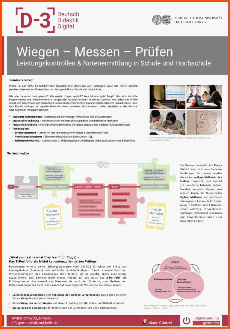 Poster zu [D-3] betreuten Lehrveranstaltungen - [D-3] Deutsch ... für messen und wiegen arbeitsblätter