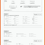 Potenzen - ArbeitsblÃ¤tter FÃ¼r Mathematik Meinunterricht ... Fuer Mathematik Berufsschule Arbeitsblätter