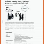 Practising Product Presentations and Sales Talk Raabits Online Fuer Arbeitsblätter Verkaufsgespräch