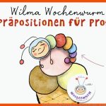 PrÃ¤positionen Lernen Mit Wilma Wochenwurm - Geschichten FÃ¼r Kinder ... Fuer Präpositionen Kindergarten Arbeitsblatt