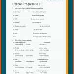Present Progressive Fuer Present Progressive Arbeitsblätter