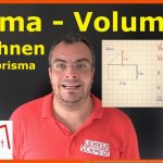 Prisma - Volumen Berechnen (dreiecksprisma) Mathematik - Einfach ErklÃ¤rt Lehrerschmidt Fuer Prismen Berechnen Arbeitsblätter