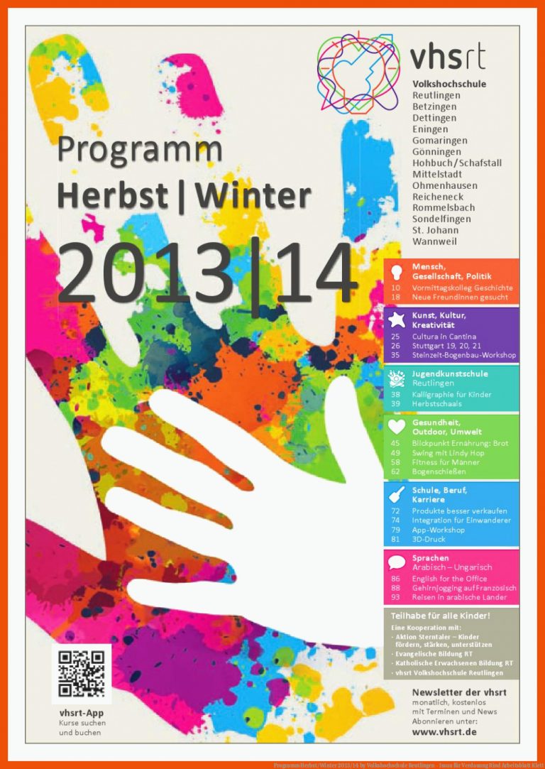 Programm Herbst/Winter 2013/14 by Volkshochschule Reutlingen - Issuu für verdauung rind arbeitsblatt klett