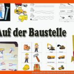 Projekt Auf Der Baustelle Kindergarten Und Kita-ideen Fuer Berufe Kindergarten Arbeitsblatt