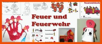 8 Feuerwehr Arbeitsblätter Kindergarten