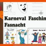 Projekt Karneval Und Fasching Kindergarten Und Kita-ideen Fuer Arbeitsblätter Fasching Kindergarten