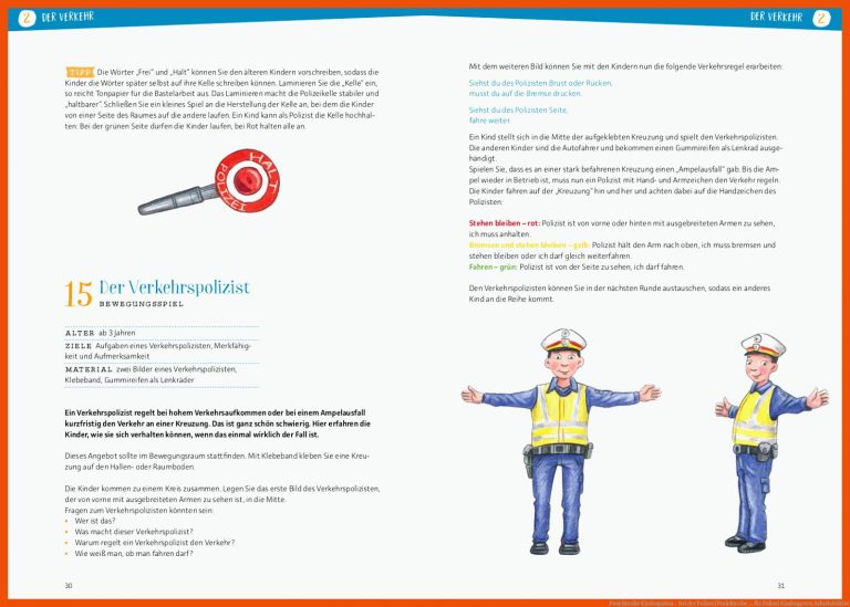 Projektreihe Kindergarten - Bei der Polizei (Projektreihe ... für polizei kindergarten arbeitsblätter