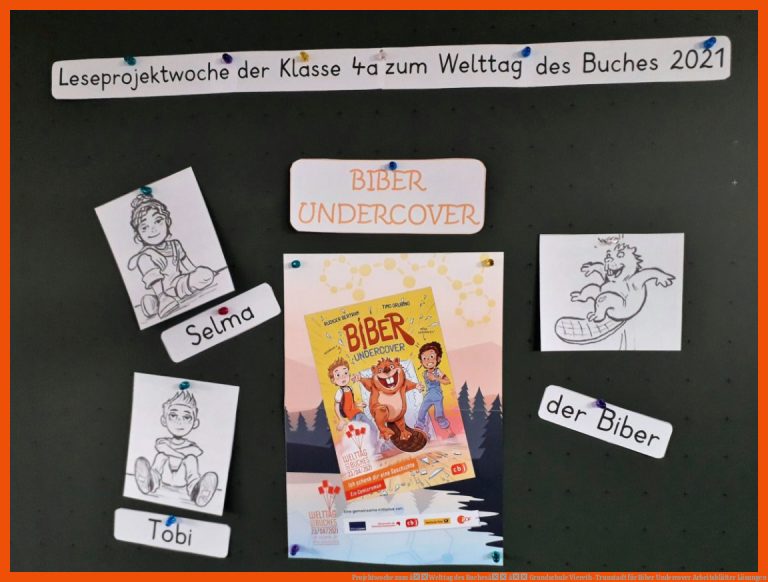 Projektwoche zum âWelttag des Buchesâ â Grundschule Viereth-Trunstadt für biber undercover arbeitsblätter lösungen