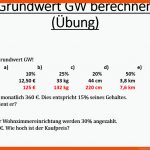 Prozentrechnung Fuer Vermehrter Verminderter Grundwert Arbeitsblatt