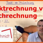 Punkt- Vor Strichrechnung Grundrechenarten Mathematik Lehrerschmidt Fuer Rechenregeln Grundschule Arbeitsblätter