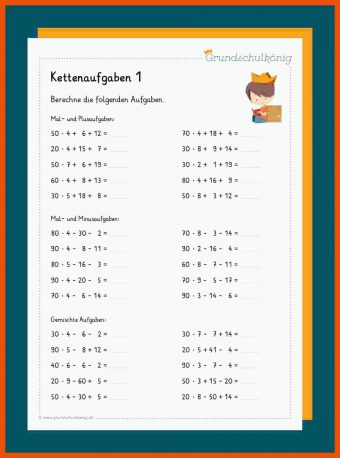 Grundrechenarten Klasse 5 Arbeitsblatt