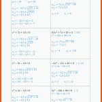 Quadratische Gleichungen LÃ¶sen 3 Fuer Quadratische Gleichungen Arbeitsblatt