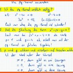 Quadratische Gleichungen LÃ¶sen â Mathe ErklÃ¤rt Fuer Quadratische Ergänzung Arbeitsblatt