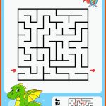 Quadratisches Labyrinth. Spiel FÃ¼r Kinder. Lustiges Labyrinth ... Fuer Labyrinth Arbeitsblatt