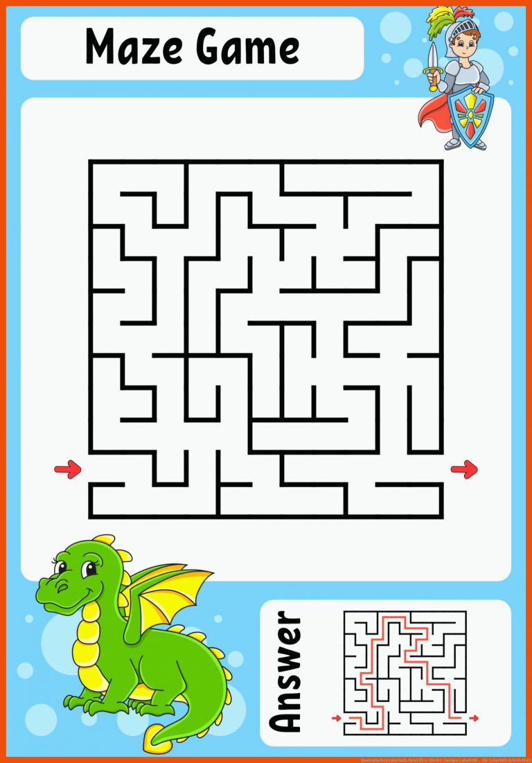 Quadratisches Labyrinth. Spiel fÃ¼r Kinder. lustiges Labyrinth ... für labyrinth arbeitsblatt