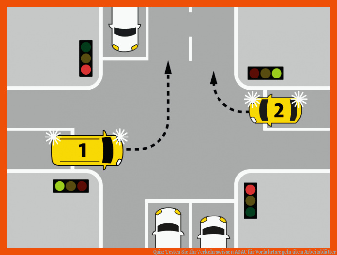 Quiz: Testen Sie Ihr Verkehrswissen | ADAC für vorfahrtsregeln üben arbeitsblätter