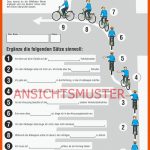 Radfahren - Links Abbiegen: Links Abbiegen Mit Dem Fahrrad ... Fuer Links Abbiegen Fahrrad Arbeitsblatt