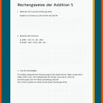 Rechengesetze Der Addition / Rechnen Mit Klammern Fuer Arbeitsblatt Mathematik Klasse 5