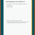 Rechengesetze Der Addition / Rechnen Mit Klammern Fuer Vorteilhaft Rechnen Arbeitsblatt
