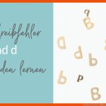 Rechtschreibfehler: Ãbungen Um D Und B Zu Unterscheiden Fuer B Oder D Arbeitsblätter