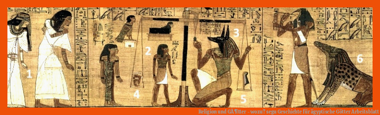 Religion und GÃ¶tter - wozu? | segu Geschichte für ägyptische götter arbeitsblatt