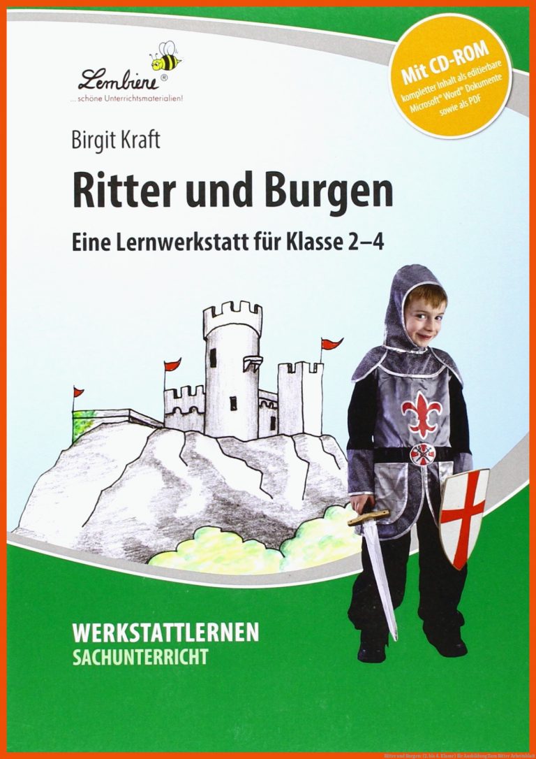 Ritter und Burgen: (2. bis 4. Klasse) für ausbildung zum ritter arbeitsblatt