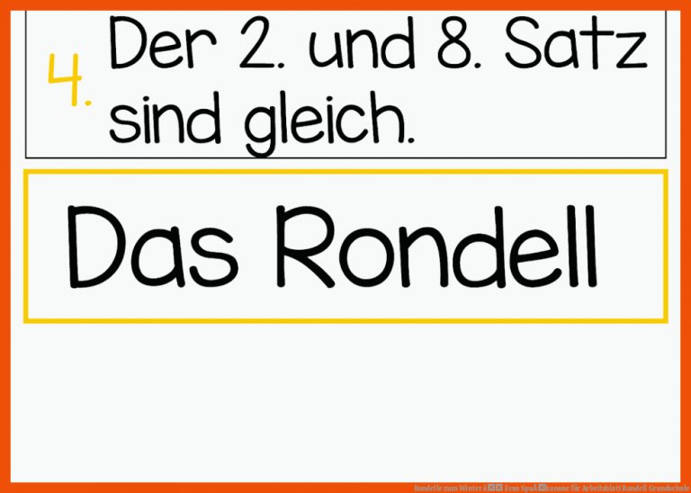 Rondelle zum Winter â Frau SpaÃkanone für arbeitsblatt rondell grundschule