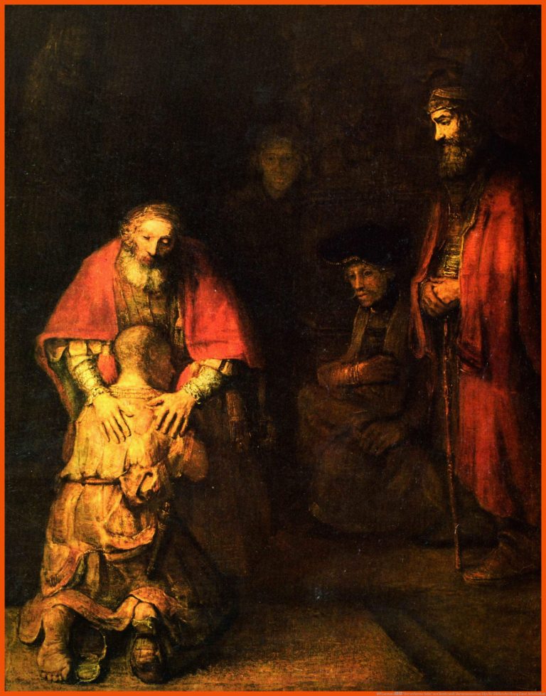 RPI Loccum â 'Der verlorene Sohn' von Rembrandt Harmenszoon van Rijn für bildbeschreibung kunst arbeitsblatt