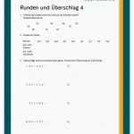 Runden Und Ãberschlag Fuer Klassenarbeit Natürliche Zahlen Klasse 5 Arbeitsblätter