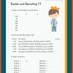 Runden Und Ãberschlag Fuer Mathematik - 5. Klasse - Runden Und überschlagen Arbeitsblätter