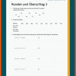 Runden Und Ãberschlag Fuer Mathematik - 5. Klasse - Runden Und überschlagen Arbeitsblätter