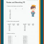 Runden Und Ãberschlag Fuer überschlagen Mathe Klasse 3 Arbeitsblätter