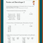 Runden Und Ãberschlag: Gemischte Aufgaben Fuer Mathematik - 4. Klasse - Runden Und überschlagen Arbeitsblätter