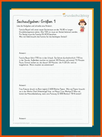 13 Sachaufgaben Klasse 5 Arbeitsblätter - Mathe Arbeitsblätter