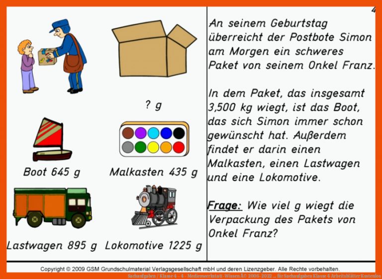 Sachaufgaben / Klasse 4 - 4 - Medienwerkstatt-wissen Â© 2006-2022 ... Fuer Sachaufgaben Klasse 4 Arbeitsblätter Kostenlos