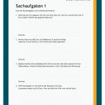 Sachaufgaben / Textaufgaben Fuer Zahlenraum Bis 1 Million Arbeitsblätter Kostenlos