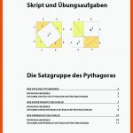 Satz Des Pythagoras Aufgaben Und Herleitung Pythagoras Fuer Satz Des Pythagoras Arbeitsblätter