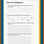 Satz Des Pythagoras Fuer Satz Des Thales Arbeitsblatt