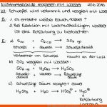 Sb 06 Nichtmetalloxide Regieren Mit Wasser - Saurer Regen ... Fuer Saurer Regen Arbeitsblatt