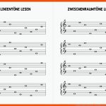 Schneller & Sicherer Noten Lesen - LinientÃ¶ne Auf Der Tastatur ... Fuer Noten Lernen Arbeitsblatt