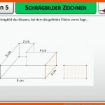 SchrÃ¤gbilder Zeichnen - Ppt Herunterladen Fuer Schrägbild Würfel Und Quader Arbeitsblatt