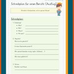 Schreibplan Fuer Textsorten Erkennen Arbeitsblatt