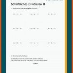 Schriftliches Dividieren Fuer Arbeitsblätter Division 2. Klasse