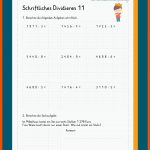 Schriftliches Dividieren Fuer Arbeitsblätter Division 3. Klasse