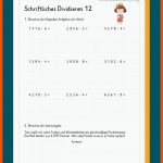 Schriftliches Dividieren Fuer Division 4. Klasse Arbeitsblätter
