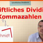 Schriftliches Dividieren Mit Kommazahlen Mathematik Lehrerschmidt - Einfach ErklÃ¤rt! Fuer Schriftliche Division Mit Komma Arbeitsblätter