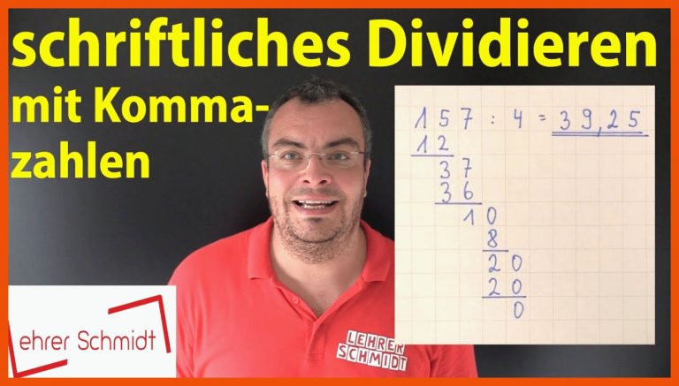 Schriftliches Dividieren mit zwei Kommazahlen | Mathematik | Lehrerschmidt für schriftliche division mit komma arbeitsblätter