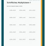 Schriftliches Multiplizieren Fuer Mathe Klasse 6 Dezimalzahlen Arbeitsblätter Zum Ausdrucken