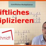 Schriftliches Multiplizieren (malrechnen) Mathematik Lehrerschmidt - Einfach ErklÃ¤rt! Fuer Schriftliche Multiplikation Mit Kommazahlen Grundschule Arbeitsblätter